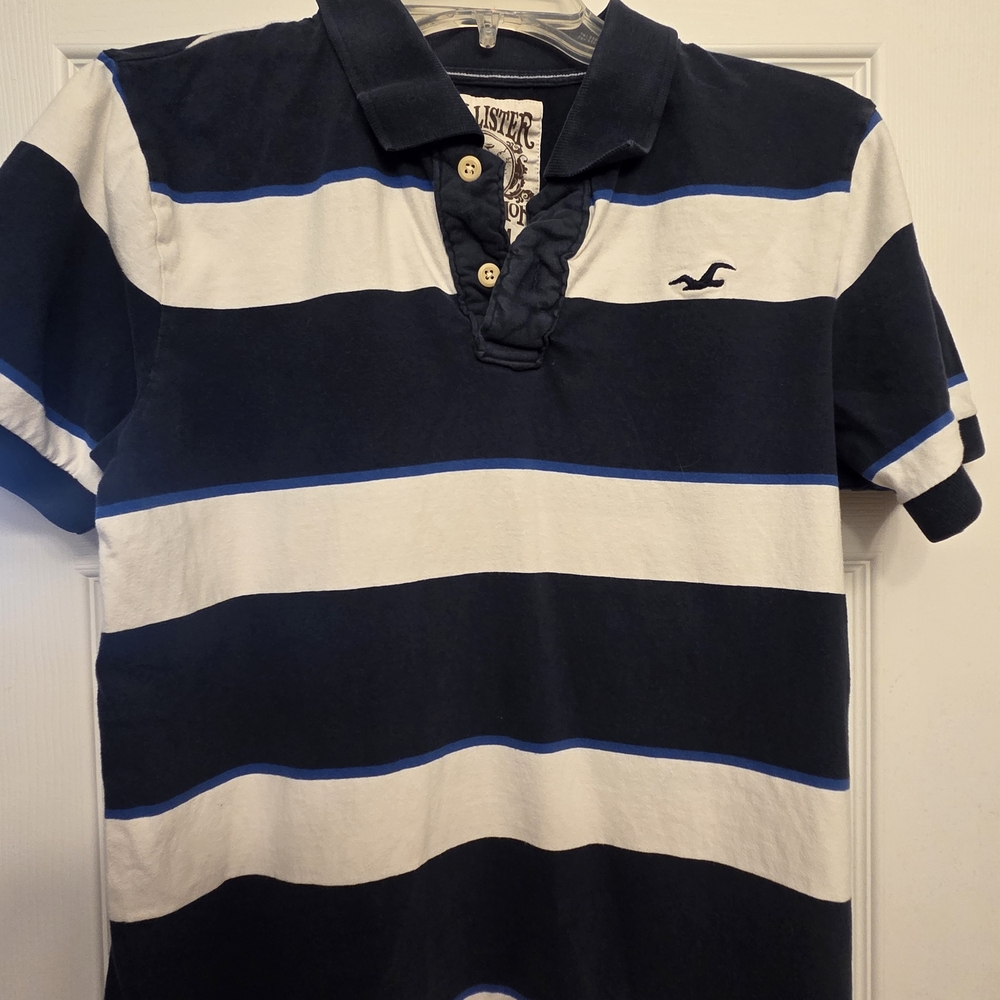 Hollister Men's Striped Short-Sleeve Polo